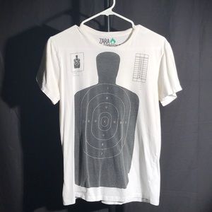 ZARA “FLAMMABLE” Graphic Tee